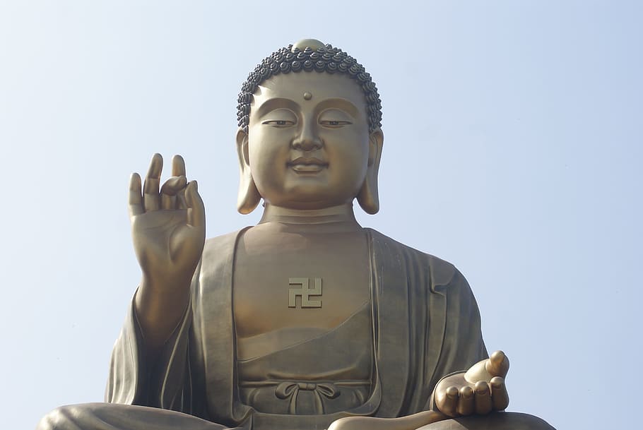 estátua de buddha gautama, buddha gautama, estátua de buddha, grande buda, buda, gentilmente, budismo, estátua, ásia, religião