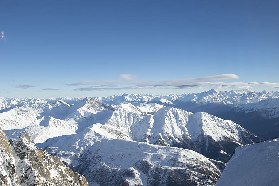 mont blanc, tops, courmayeur, glacier, vista, beyond borders, landscape, alpine, ice, snow