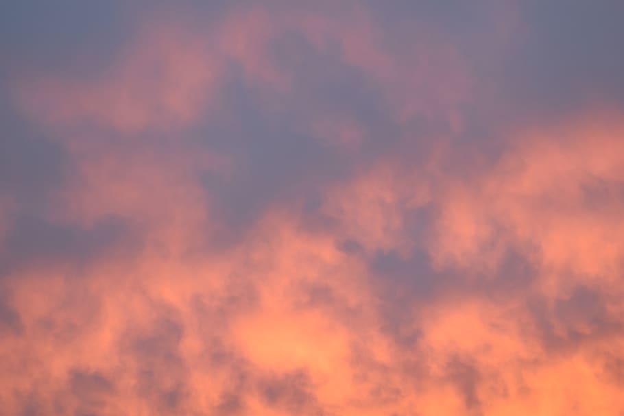 sunset, dusk, sky, clouds, cloud - sky, backgrounds, beauty in nature, cloudscape, scenics - nature, orange color