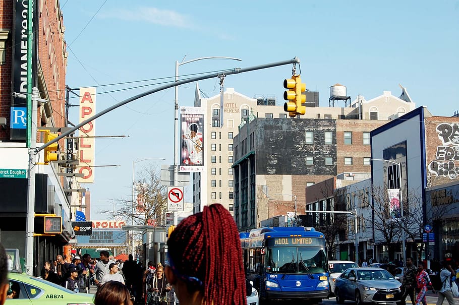 ciudad, calle, urbano, viajes, turismo, harlem, mujer negra, chica negra, nueva york, fondos de pantalla de nueva york