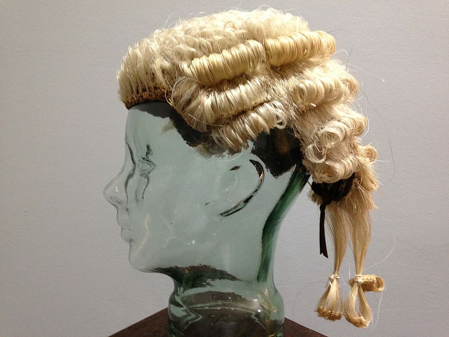 wanita bust, wig, pengacara, hukum, kepala, potongan, potongan kepala, keadilan, bagian tubuh manusia, tembakan studio