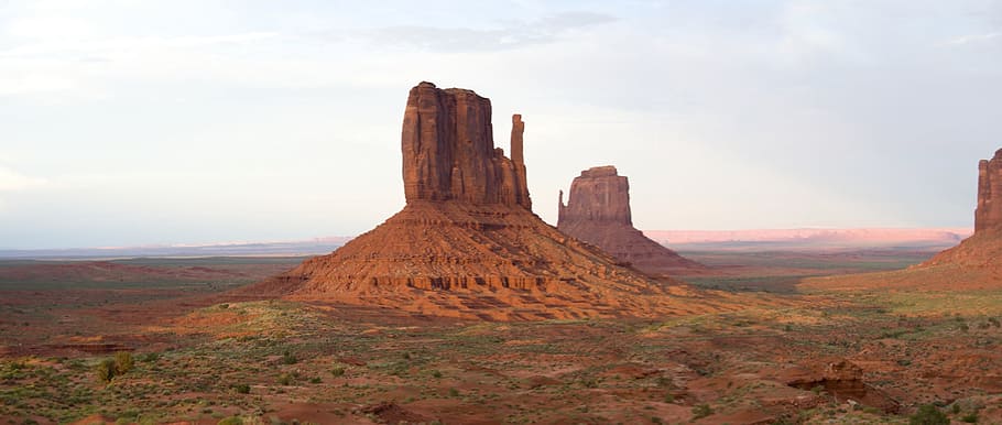 brown, rock formation, cloudy, daylight, rock formations, erosion, desert, southwest, western, sandstone