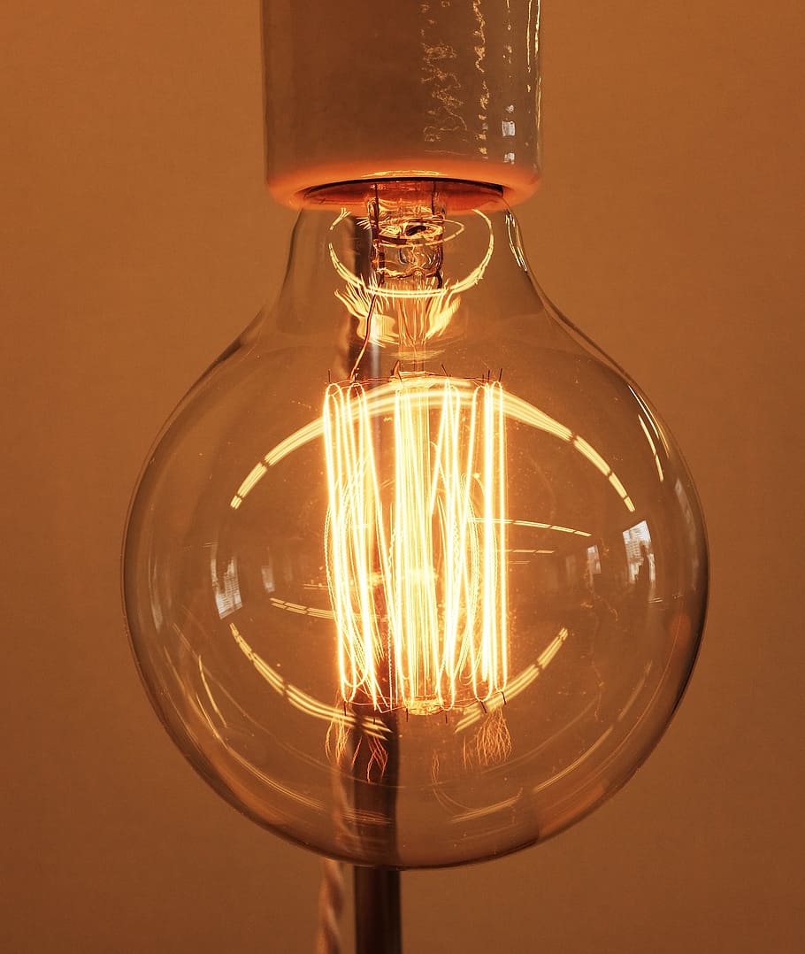 light, fixture, lamp, bulb, wire, filament, light bulb, illuminated, electricity, lighting equipment