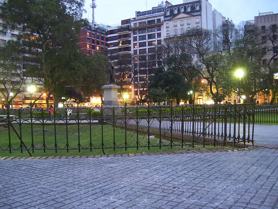 Buenos Aires, Park, Architecture, buenos aires, park, skyline, city, cityscape, tower, building, landmark