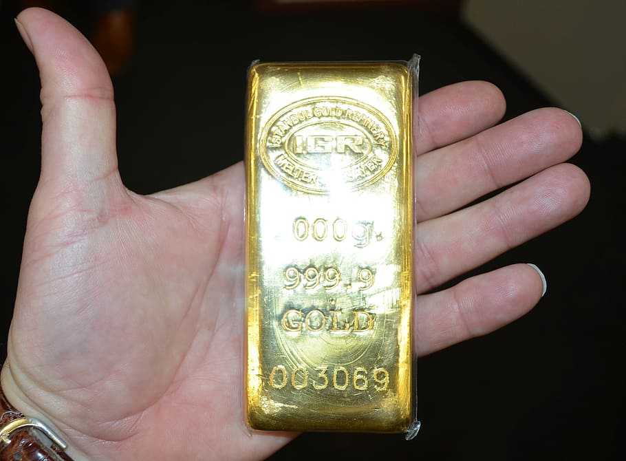 emas, krisis, mata uang krisis, Tangan manusia, tangan, bagian tubuh manusia, kekayaan, satu orang, keuangan, jari manusia