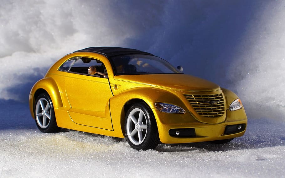 Modelo de carro, Chrysler, Cruiser, modelo, automático, brinquedos, carro esportivo, veículo, ouro, carro