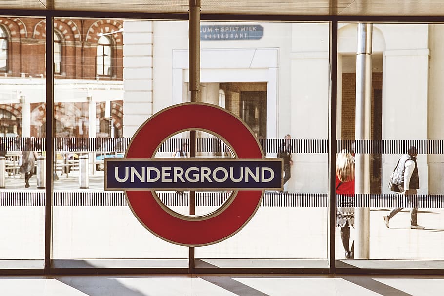 london, underground, sign, kings, cross, railway station, central, london., captured, canon 6