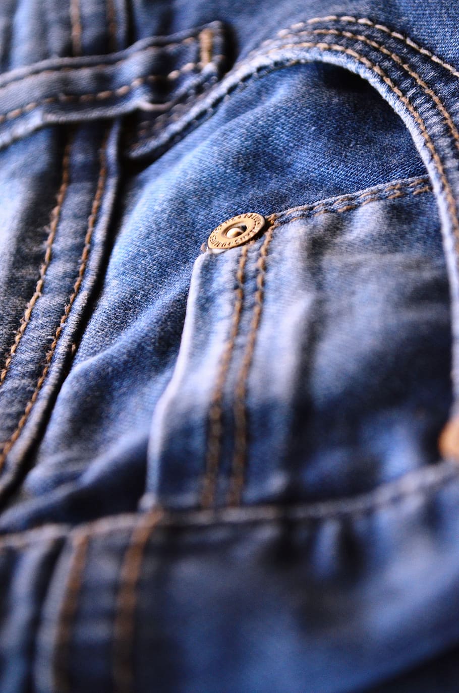 Jeans, Bolsillo, Moda, Ropa, azul, casual, denim, algodón, tela, pantalones