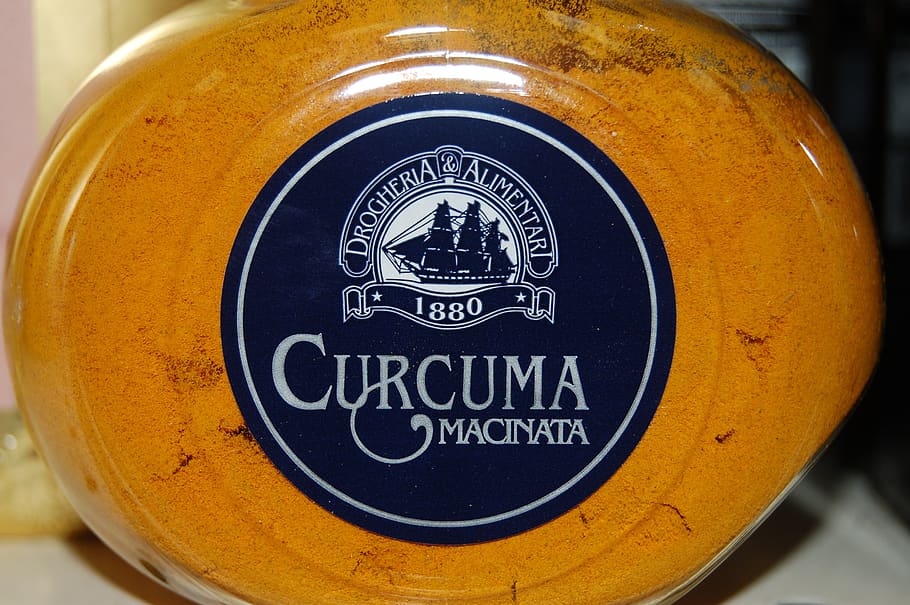 turmeric, spices, ingredients, kitchen, spezia, text, close-up, western script, sign, shape