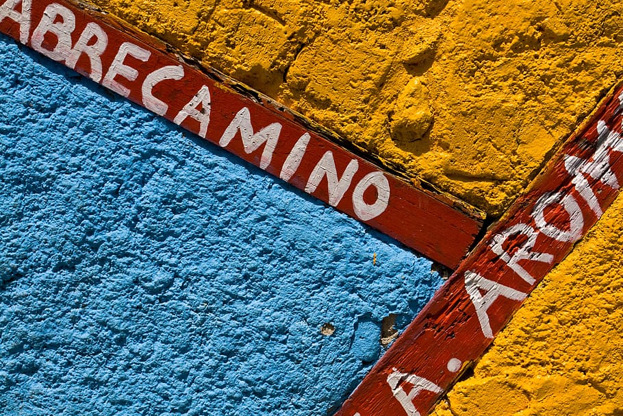dinding berwarna-warni, callejon-de-hamel, Tembakan jarak dekat, berwarna-warni, dinding, Callejon, De-Hamel, Havana, Kuba, tekstur