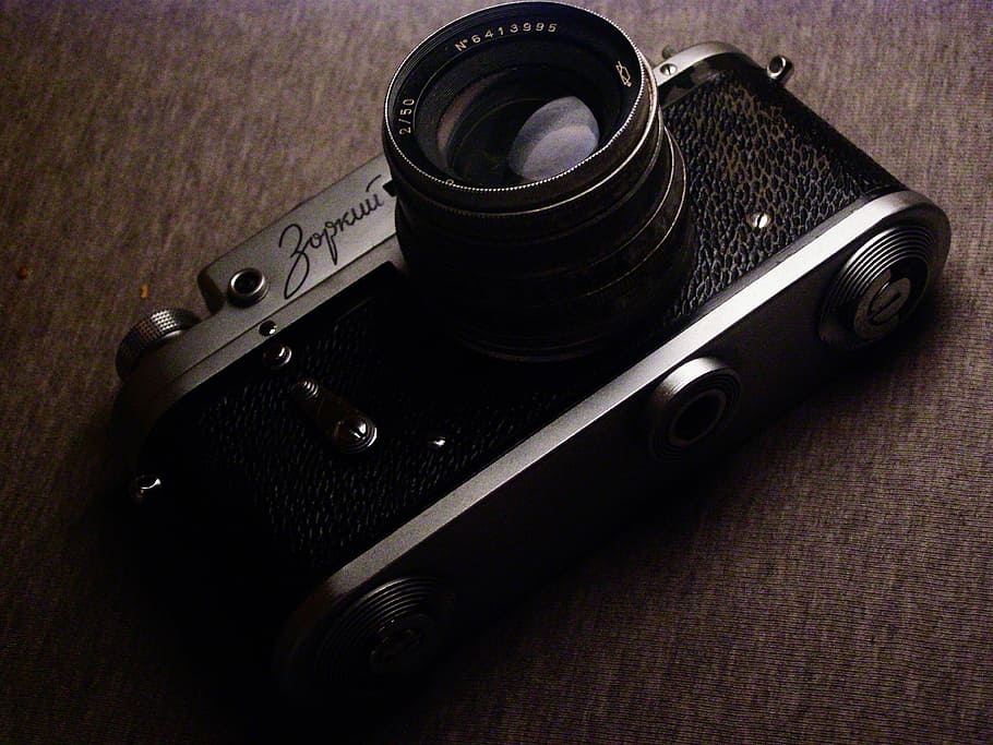 Photo, Camera, Dawn, Analog, camera, analogue photography, analog camera, old camera, lens, to take photos, photographer