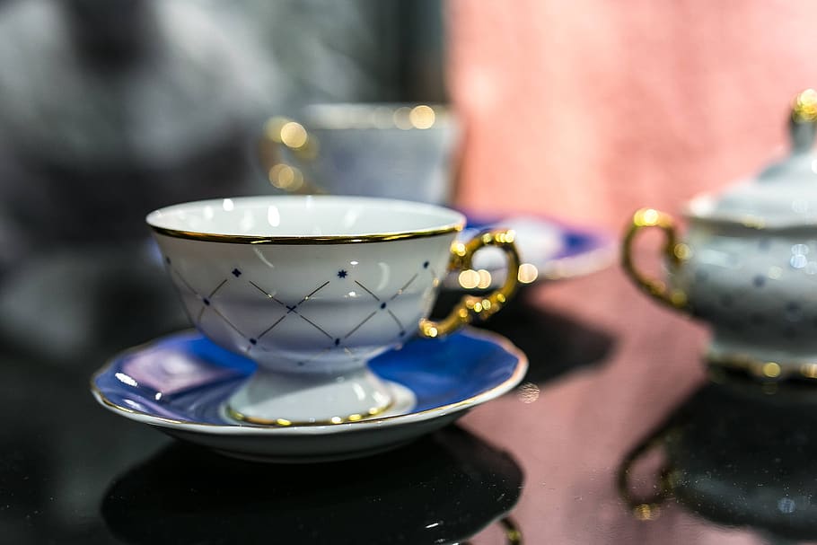 tea, cup, elegant, design, fancy, Collection, cups, saucer, mug, crockery
