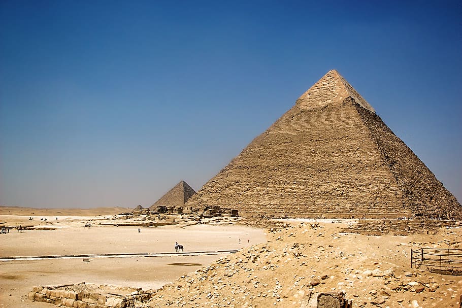 hebat, piramida, giza, mesir, kuno, perjalanan, pariwisata, sejarah, gurun, budaya