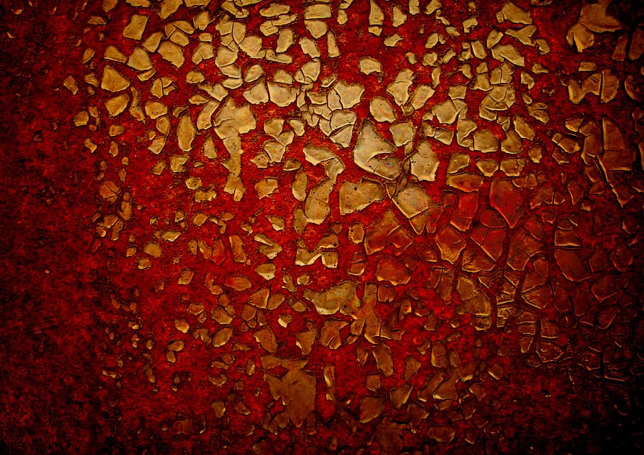 brown, red, mosaic panel, red rust, texture, abandoned, deterioration, grunge, old, background