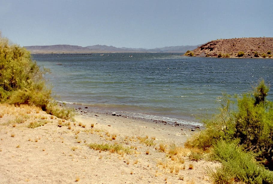 lake mead landscape, Lake Mead, Landscape, Nevada, photos, public domain, United States, water, nature, sea