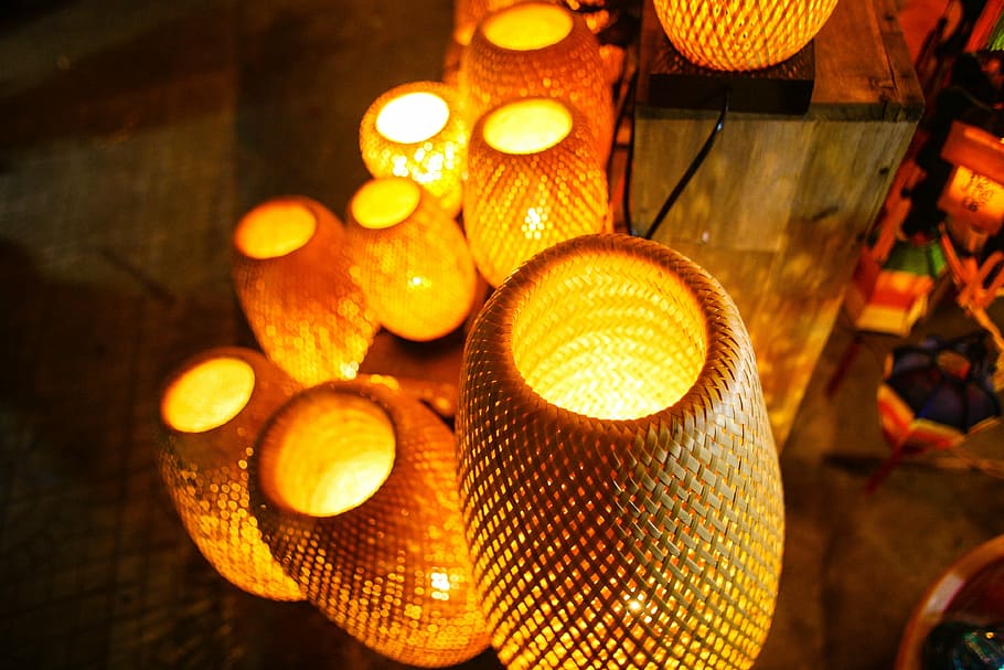 Lantern, Hoi An, Vietnam, Culture, Light, indochina, illuminated, indoors, food and drink, yellow
