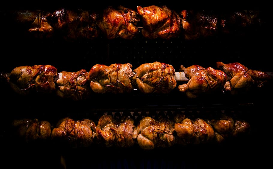 roasted chicken, chicken, rotisserie, charlotte, food and drink, meat, food, freshness, barbecue, grilled