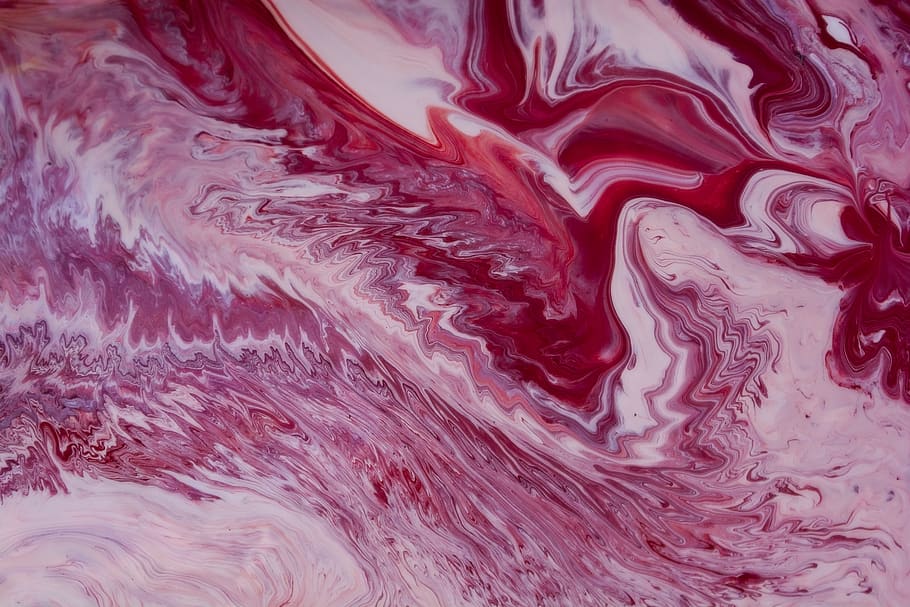 abstract, paint swirls, paint, red, burgundy, fantasy, full frame, backgrounds, pattern, close-up
