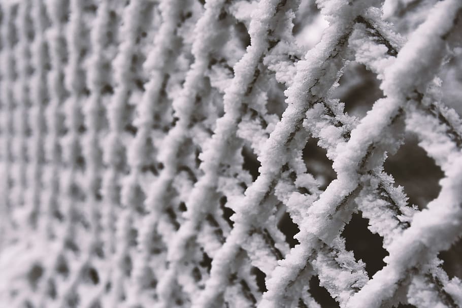background, winter, snow, cold, fence, rime, white, structure, wallpaper, ice