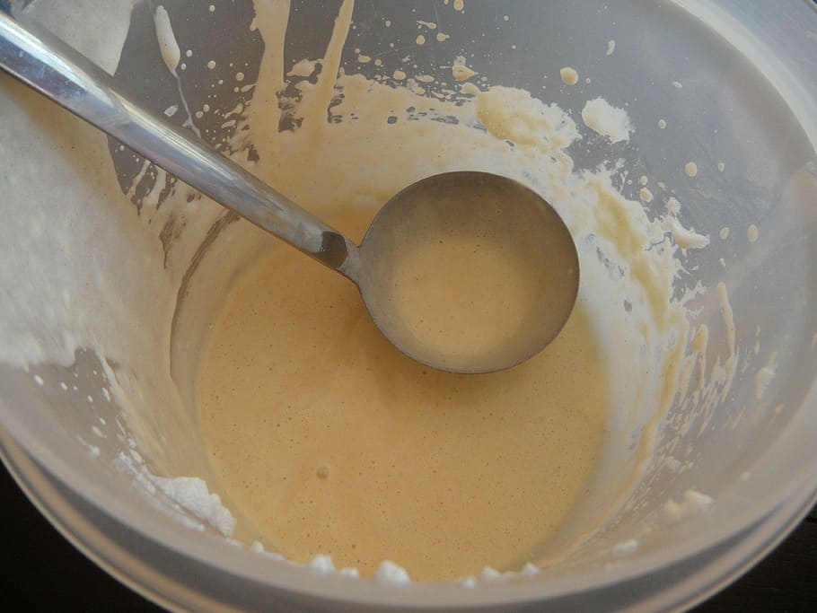 dough, waffledough, dipper, delicious, bake, food and drink, kitchen utensil, food, spoon, high angle view