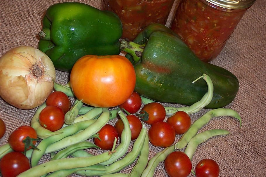 Harvest, Canning, Preserves, Preserving, garden, vegetables, tomatoes, beans, peppers, autumn