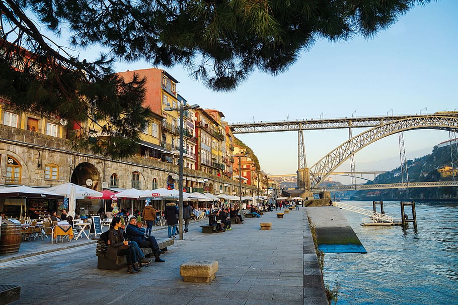 porto, portugal, ciudad, azulejos, edificio, rio, turista, turismo, centro histórico, fachada