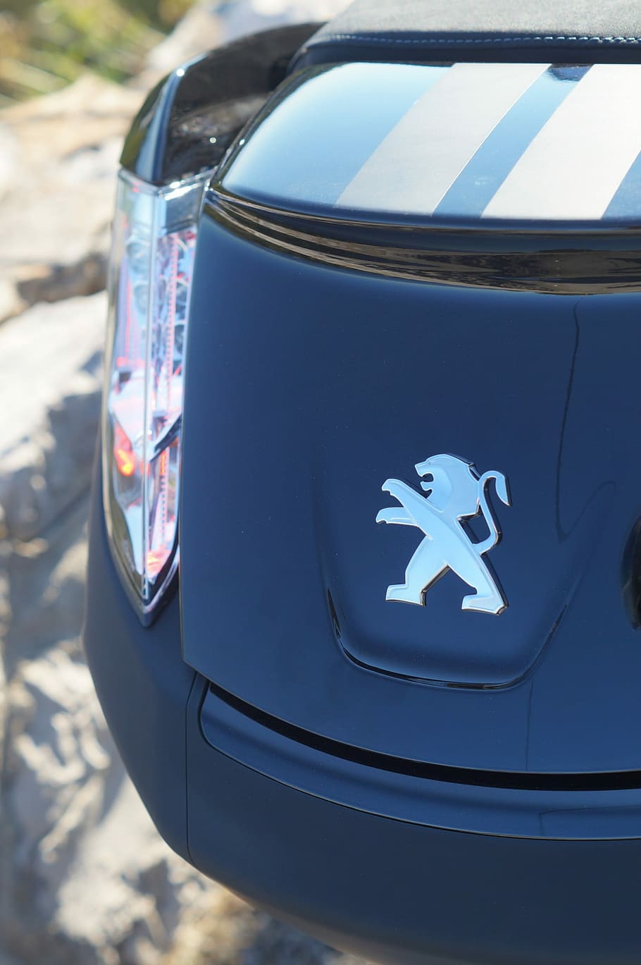 Peugeot, Scooter, satelis, edisi hitam, laut, kosong, transportasi, mobil, close-up, biru