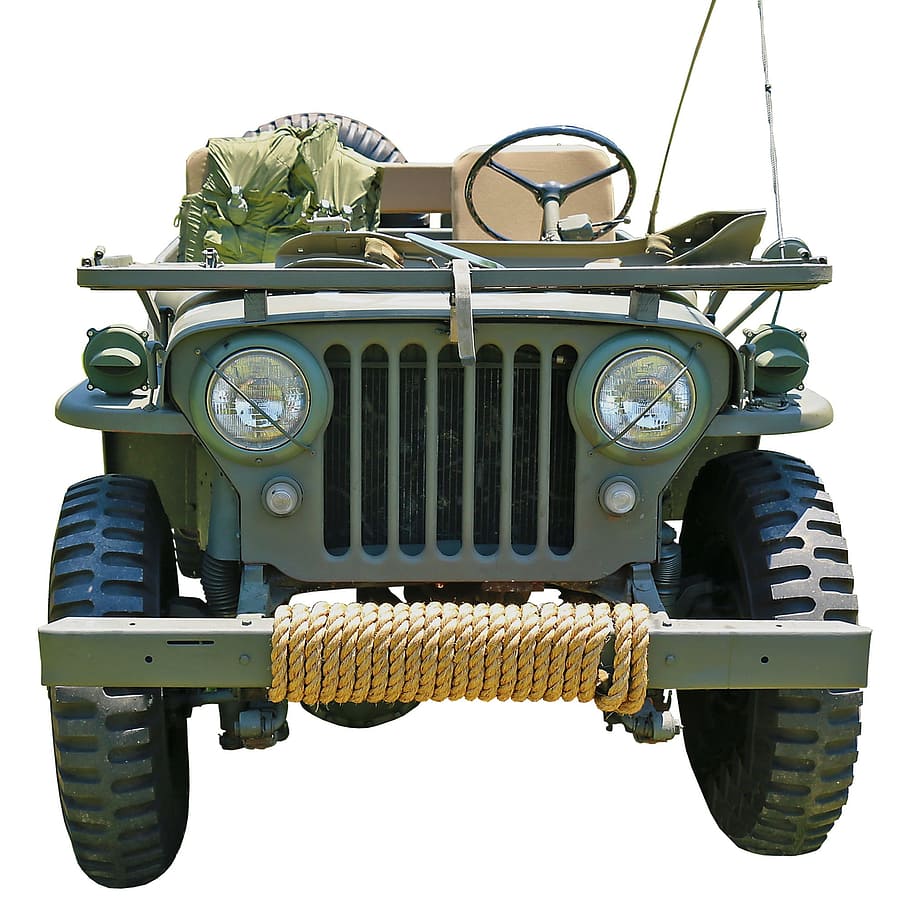 Gray Jeep Wrangler, Jeep, militar, tracción total, vehículo todo terreno, ejército, 4WD, terreno, campo a través, fuerte