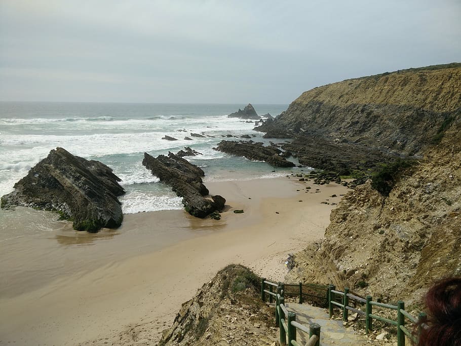 beach, coast, sea, sand, water, vacation, travel, tourism, alentejo, portugal
