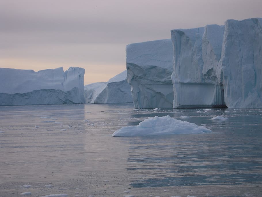 photo of iceberg, iceberg, glitter, greenland, environment, cold, ocean, north pole, ice, winter