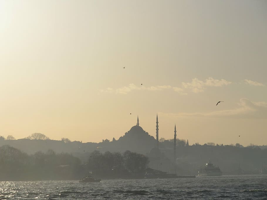 istanbul, hagia sofia, turkey, mosque, bosphorus, islam, minaret, turkey - Middle East, architecture, ottoman Empire
