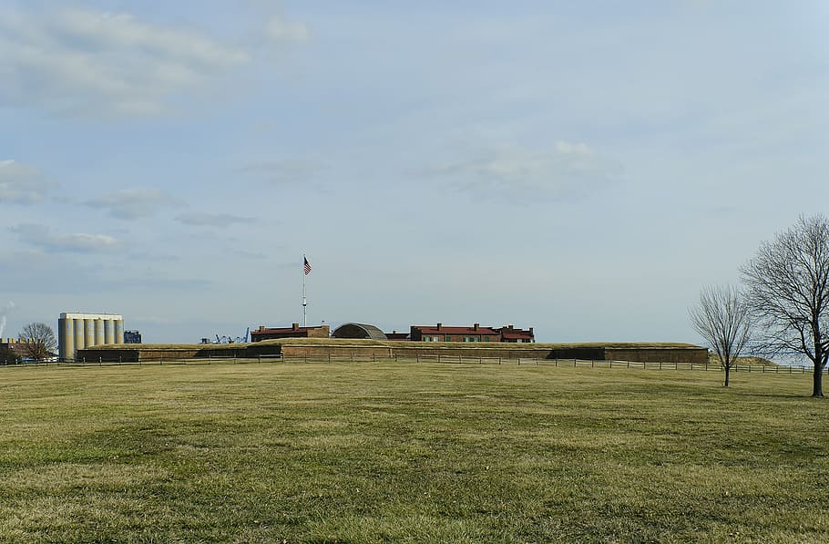fort mchenry, baltimore, history, war of 1812, military, fort, guard, park, historical, nature