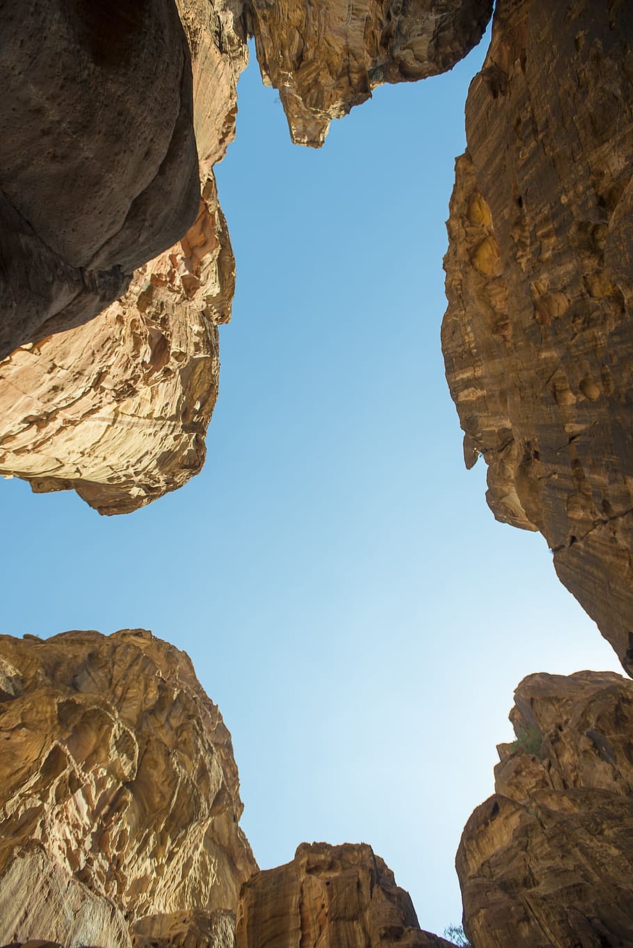 Jordania, Petra, Vacaciones, Oriente Medio, roca - objeto, formación rocosa, geología, naturaleza, acantilado, desierto