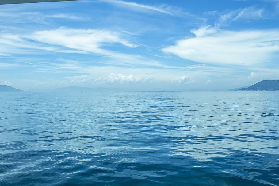 mar, cielo, agua, nube, naturaleza, paisaje, pacífico, reflexiones, costera, abendstimmung