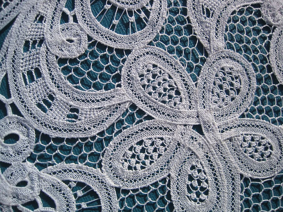 white lace tablecloth, Embroidery, Lace, Luxeuil, Couture, pattern, backgrounds, material, close-up, abstract