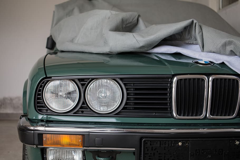 bmw, hood, cooler, car, logo, cool hood, vehicle, spotlight, retro styled, land vehicle