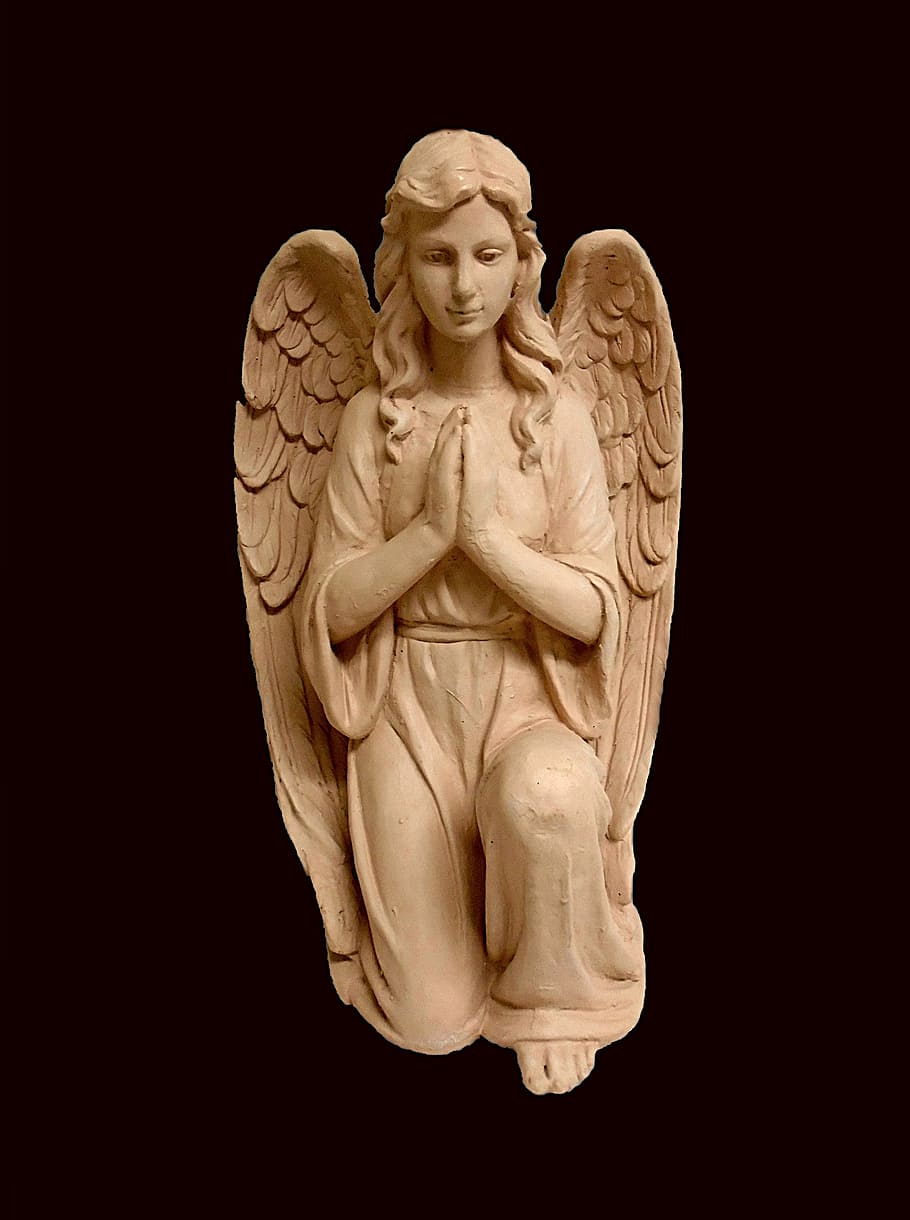 angel, sculpture, religion, guardian, faith, heaven, christianity, god, catholicism, art and craft