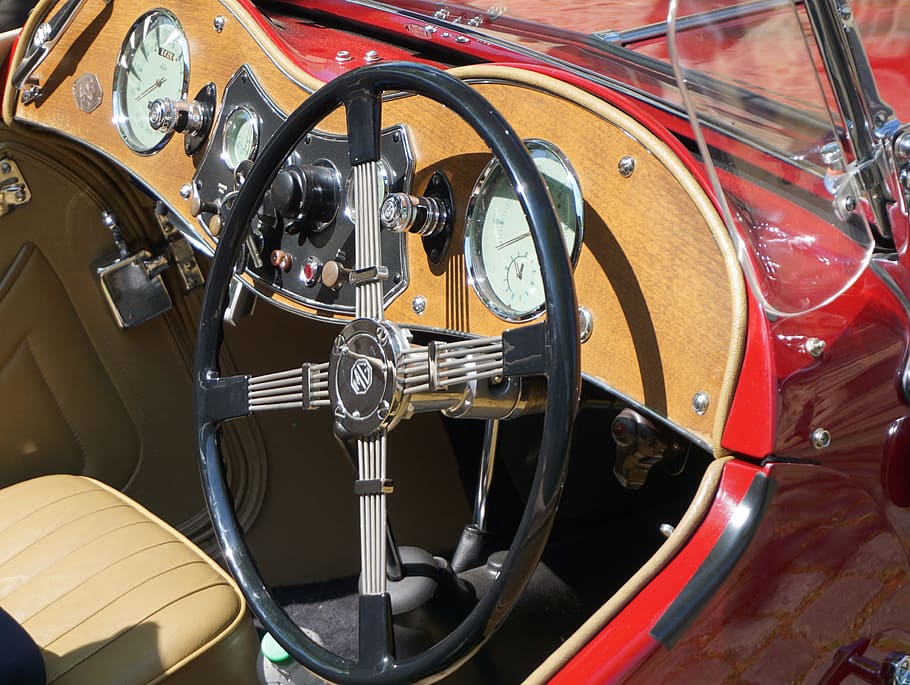 oldtimer, steering wheel, auto, classic, automotive, dashboards, dashboard, cockpit, old, interior
