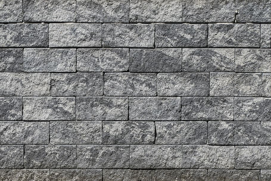 dinding bata abu-abu, dinding, dinding batu, tekstur, batu alam, batu, latar belakang, pola, pasangan bata, struktur