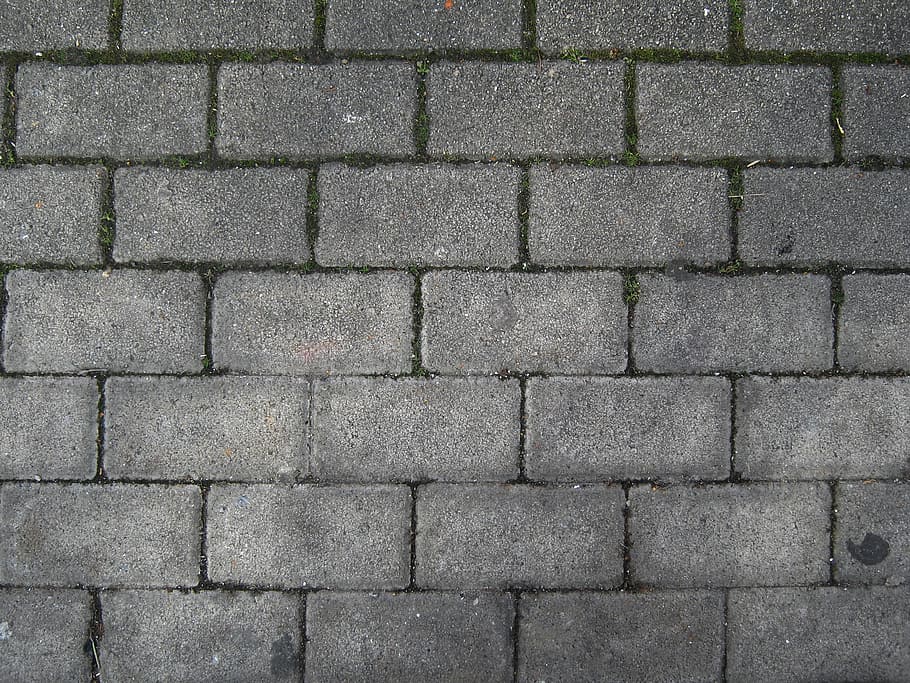 gray brick wall, gray, brick wall, stone, background, structure, material, grey, solid, paved