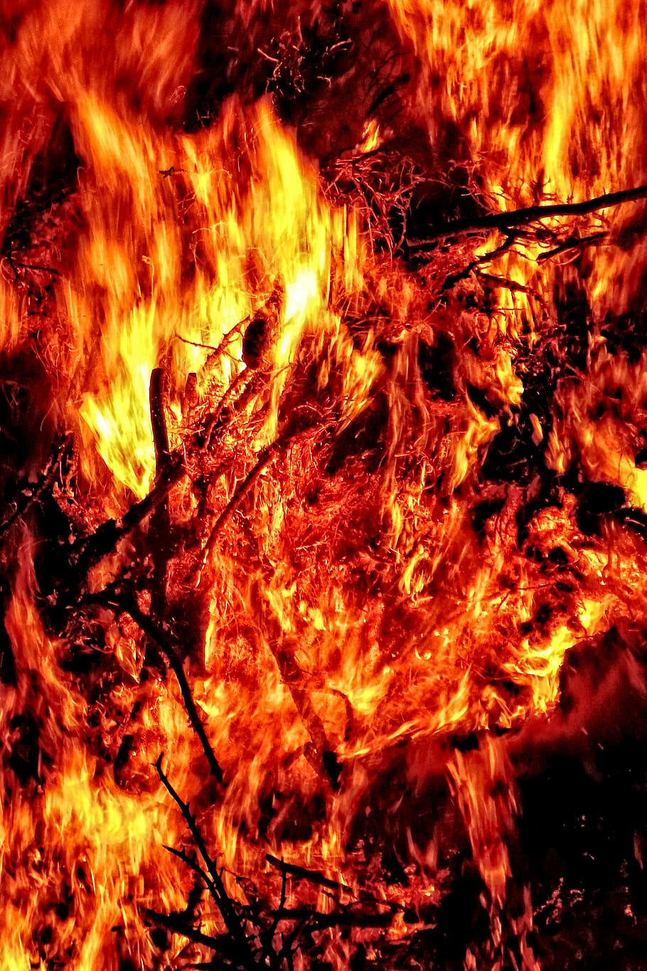 easter fire, fire, f, flame, easter, customs, blaze, heat - temperature, burning, orange color