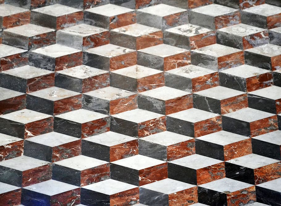 Tile, Marble, Italy, Pattern, mosiac, checked pattern, backgrounds, full frame, square shape, repetition