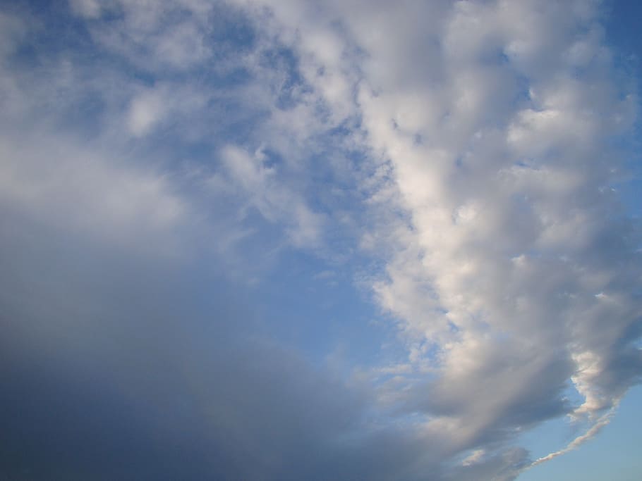 sky, clouds, vortex, day, cloud - sky, low angle view, beauty in nature, nature, blue, cloudscape