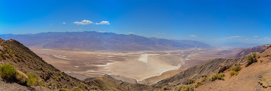 vista de dante, valle de la muerte, estados unidos, desierto, parque nacional, paisaje, seco, naturaleza, california, américa