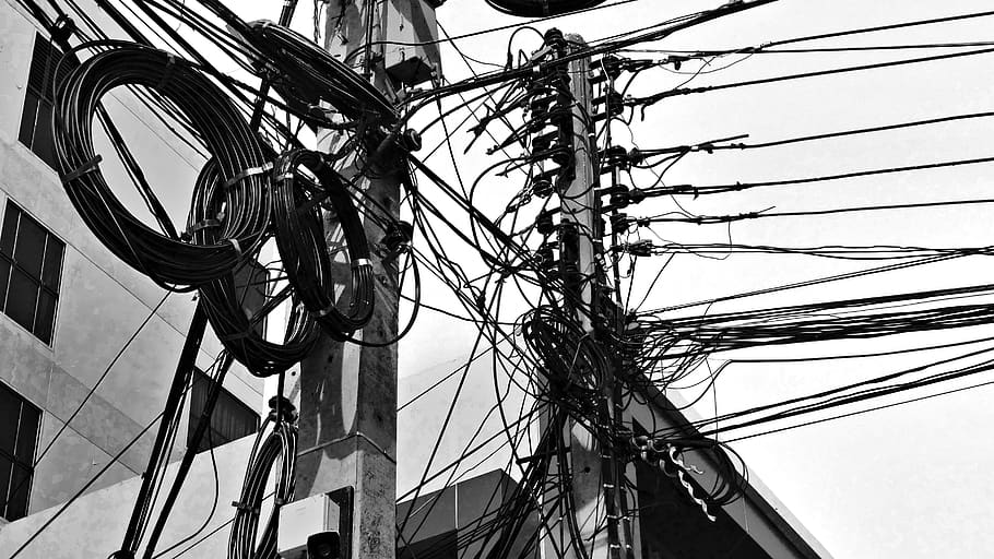 pole, cables, switch, cable, current, energetics, the mast, energy, the voltage, wires
