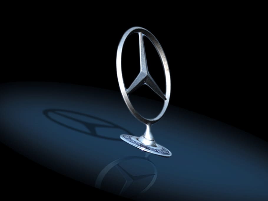 emblema mercedes-benz, isolado, preto, plano de fundo, Mercedes, Daimler, Benz, Marca, Logotipo, estrela
