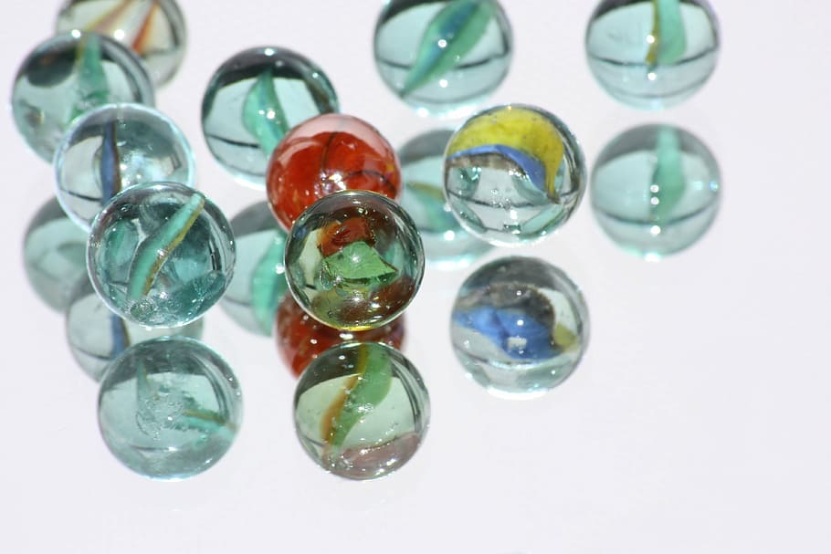 marbles, glass marbles, balls, glass ball, colorful, roll, child, toys, glass, color