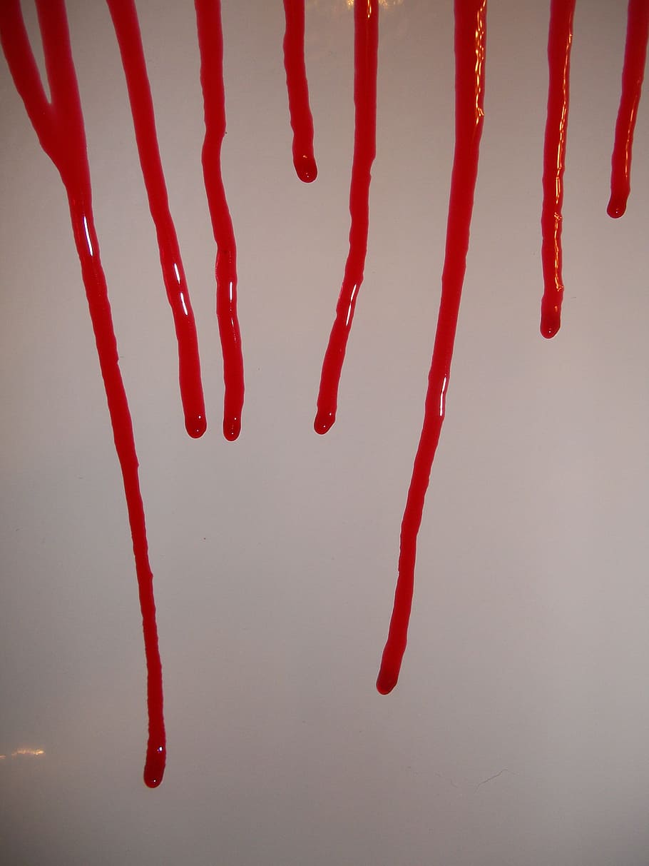 cairan merah, merah, cair, darah, darah kental, menetes, berair, darah merah, darah manusia, horor