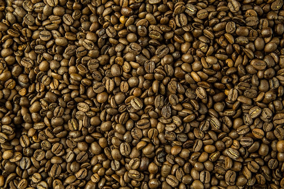 fresh, coffee beans, Close-up shot, food/Drink, coffee, food, bean, brown, roasted, backgrounds