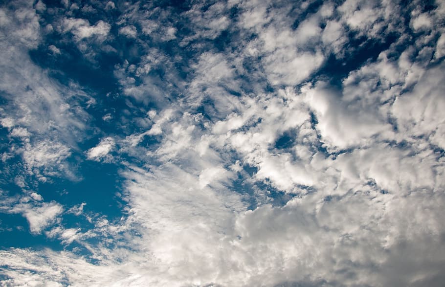 白い積雲層雲, 空, 雲, 青い空雲, 曇り, 雲空, 空雲, 風景, 空景, 自然